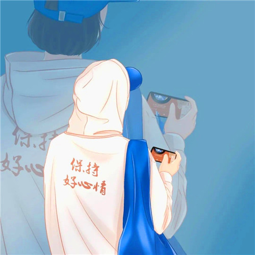 甜蜜情侣头像一人一半