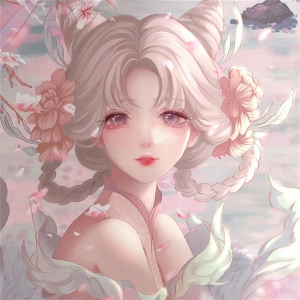 神仙王者绘画女生头像图片