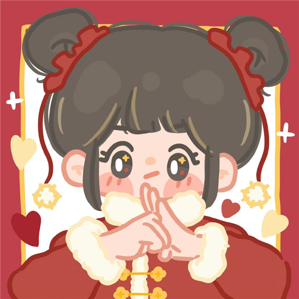 2025可爱喜庆的新年过年卡通头像图片