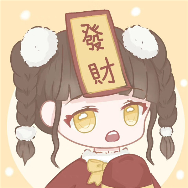 2025可爱喜庆的新年过年卡通头像图片