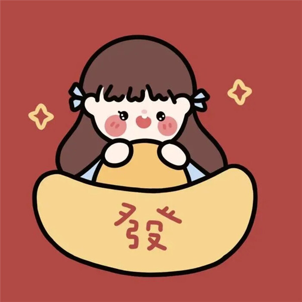2025可爱喜庆的新年过年卡通头像图片