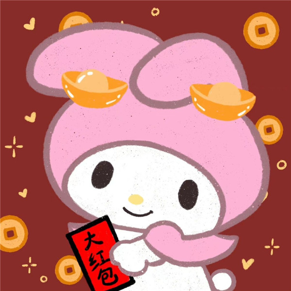 2025可爱喜庆的新年过年卡通头像图片