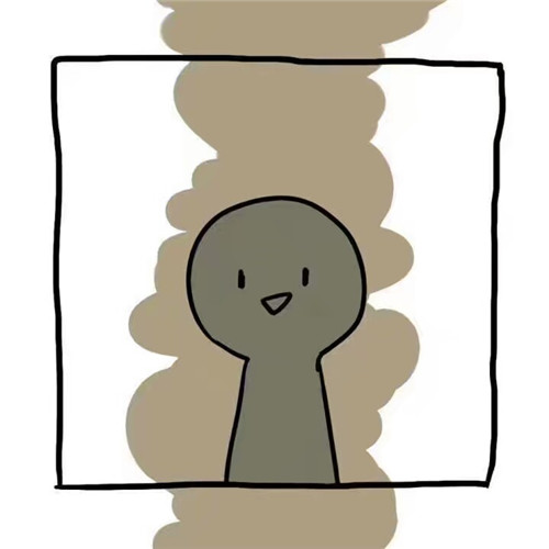 简笔画小人头像