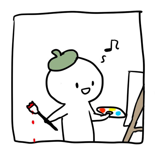简笔画小人头像