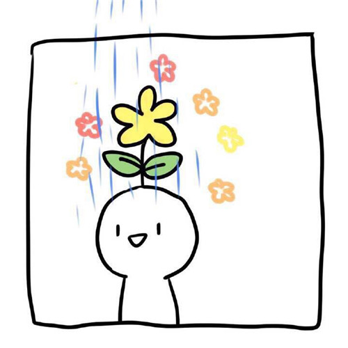 简笔画小人头像