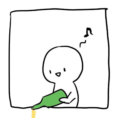简笔画小人头像