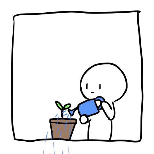简笔画小人头像