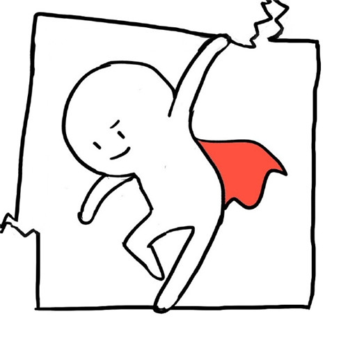 简笔画小人头像