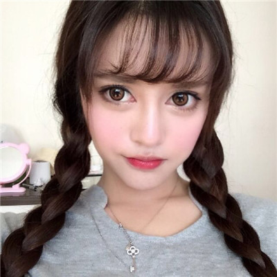空气刘海女头图片