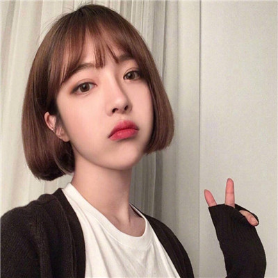 空气刘海女头图片