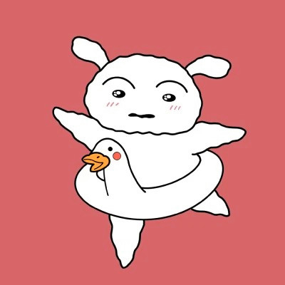 可爱蜡笔小新鸭子泳圈头像图片