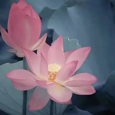 超火的荷花头像图片
