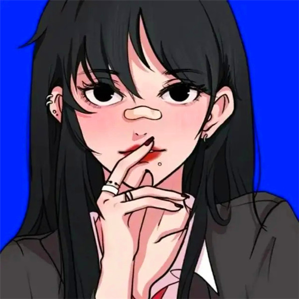 超好看炫酷的一男一女动漫情侣头像图片