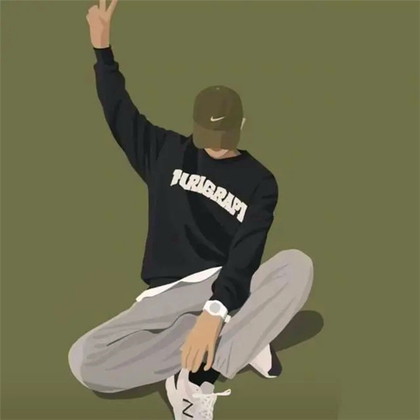 高清超酷男头手绘动漫个性图片