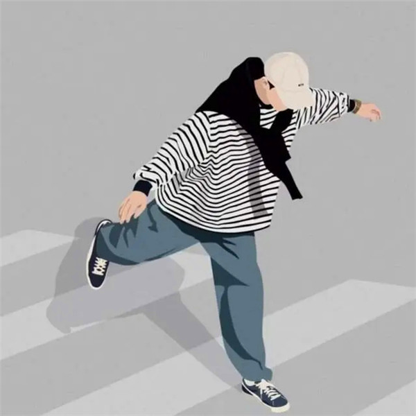 高清超酷男头手绘动漫个性图片