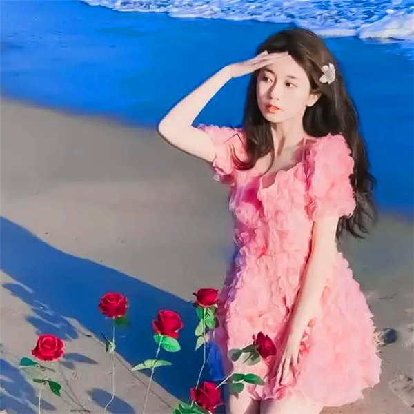 头像治愈系春天女生甜美仙气图片