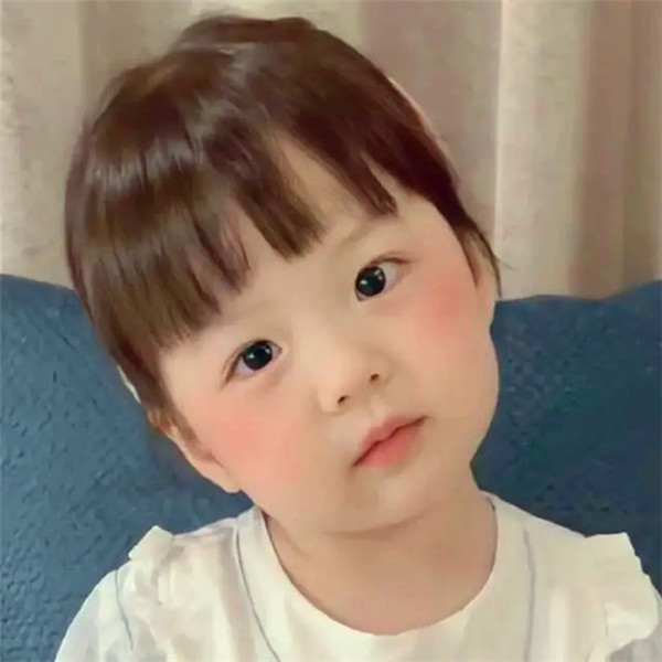 呆萌可爱小孩女生头像图片