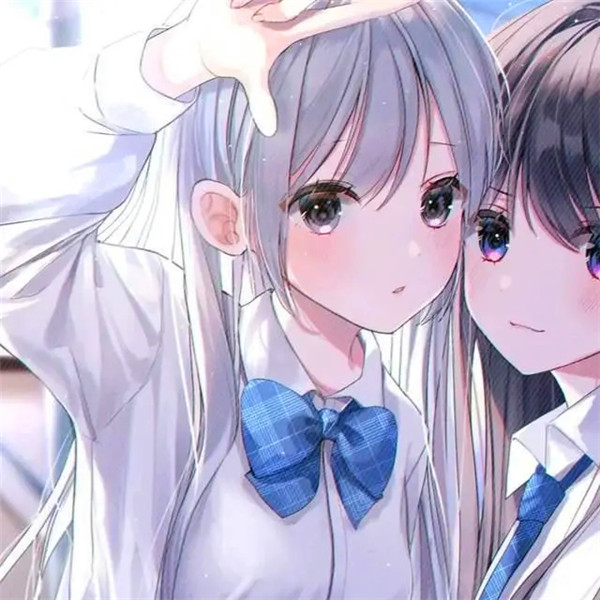 百看不厌的闺蜜头像动漫甜蜜图片
