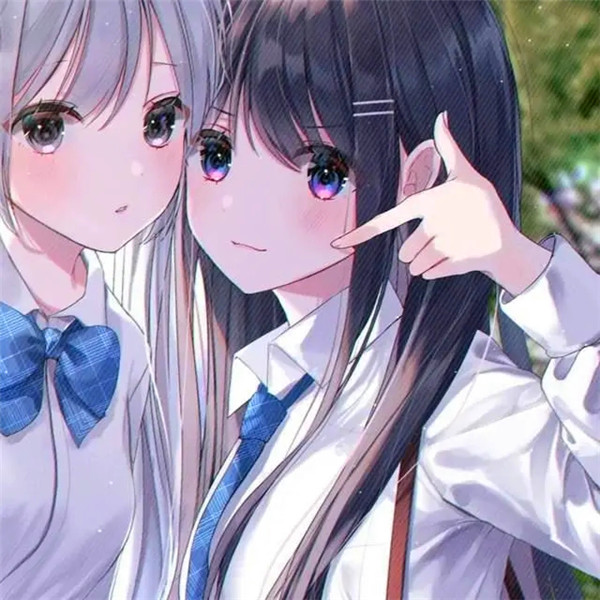 百看不厌的闺蜜头像动漫甜蜜图片
