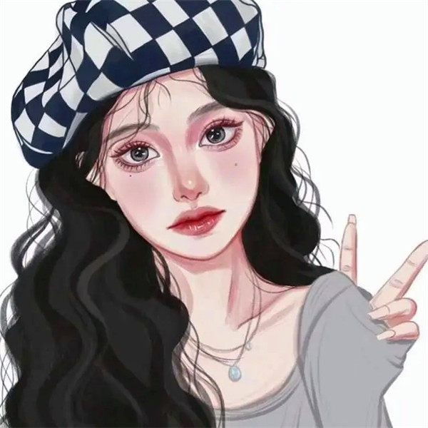 一看就想换的女生头像动漫手绘图片
