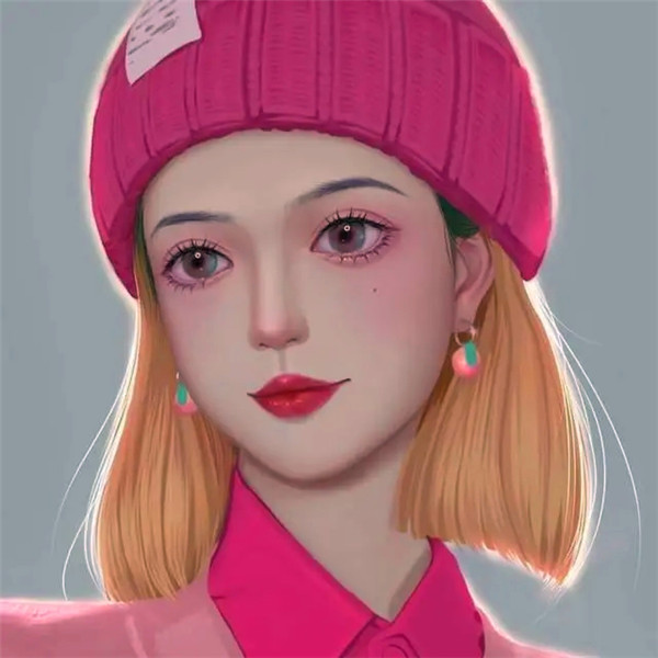 一看就想换的女生头像动漫手绘图片