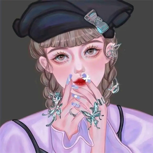 一看就想换的女生头像动漫手绘图片