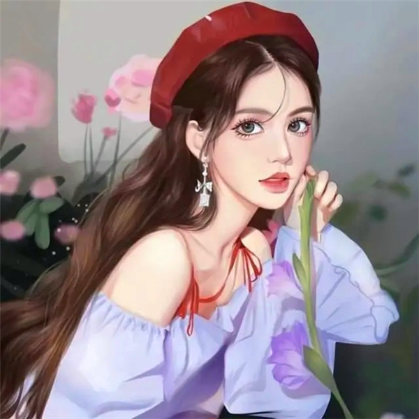 一看就想换的女生头像动漫手绘图片