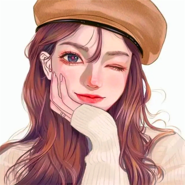 一看就想换的女生头像动漫手绘图片