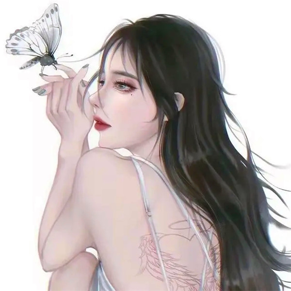 小众高冷女生御姐手绘动漫头像图片