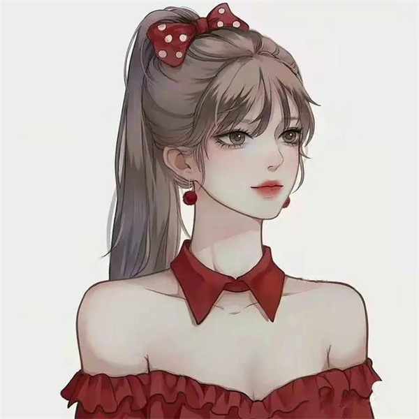 小众高冷女生御姐手绘动漫头像图片