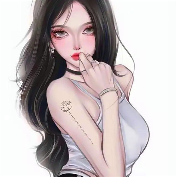 小众高冷女生御姐手绘动漫头像图片