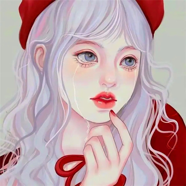 小众高冷女生御姐手绘动漫头像图片