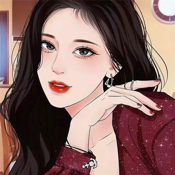 小众高冷女生御姐手绘动漫头像图片