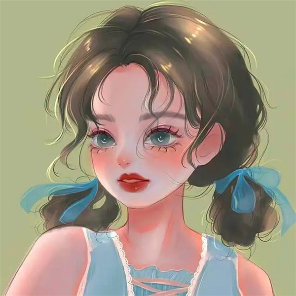 适合永久不换的女生手绘头像图片