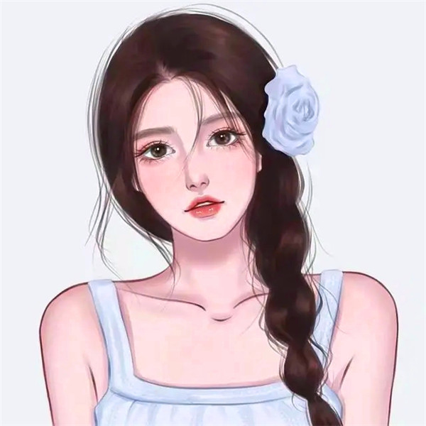 适合永久不换的女生手绘头像图片