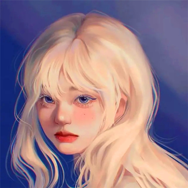 适合永久不换的女生手绘头像图片