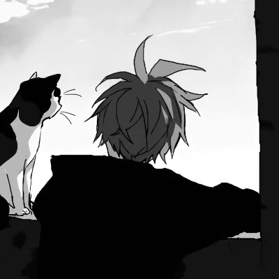 精选高清好看黑白头像图片