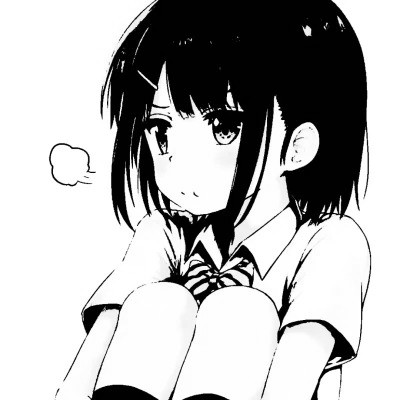 精选高清好看黑白头像图片