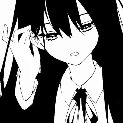 精选高清好看黑白头像图片