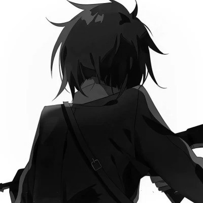 精选高清好看黑白头像图片