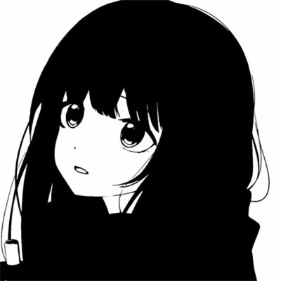 精选高清好看黑白头像图片