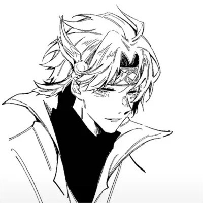 精选高清好看黑白头像图片