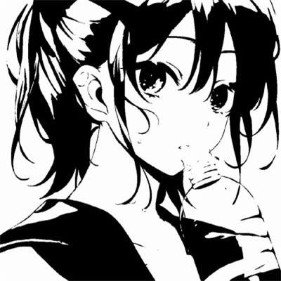 精选高清好看黑白头像图片