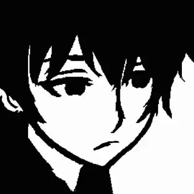 精选高清好看黑白头像图片