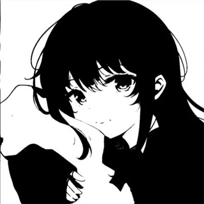 精选高清好看黑白头像图片