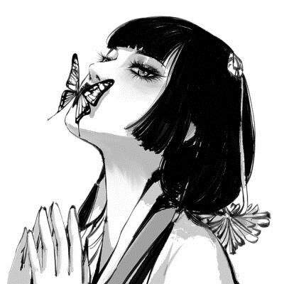 精选高清好看黑白头像图片