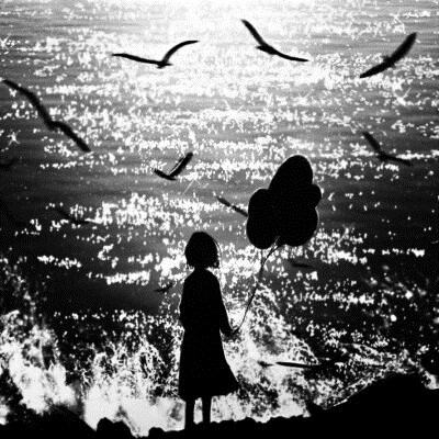 精选高清好看黑白头像图片