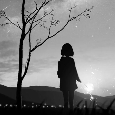 精选高清好看黑白头像图片