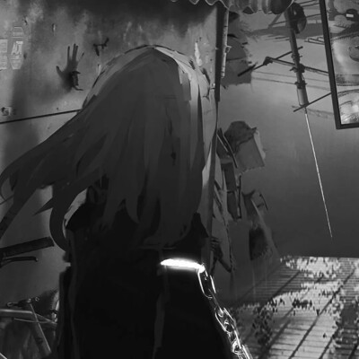 精选高清好看黑白头像图片