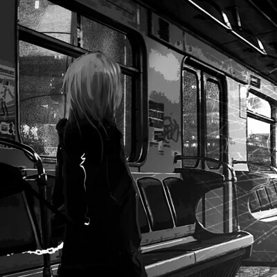 精选高清好看黑白头像图片